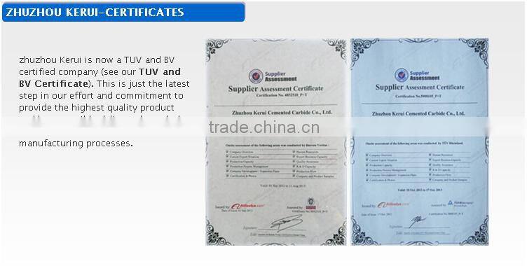 OEM Stone cutting tungsten carbide cutter insert blank direct from Zhuzhou factory