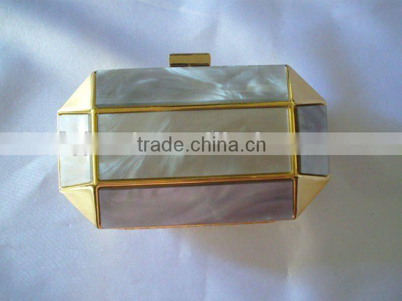 new style amber material clutch style fashion christmas evening bag