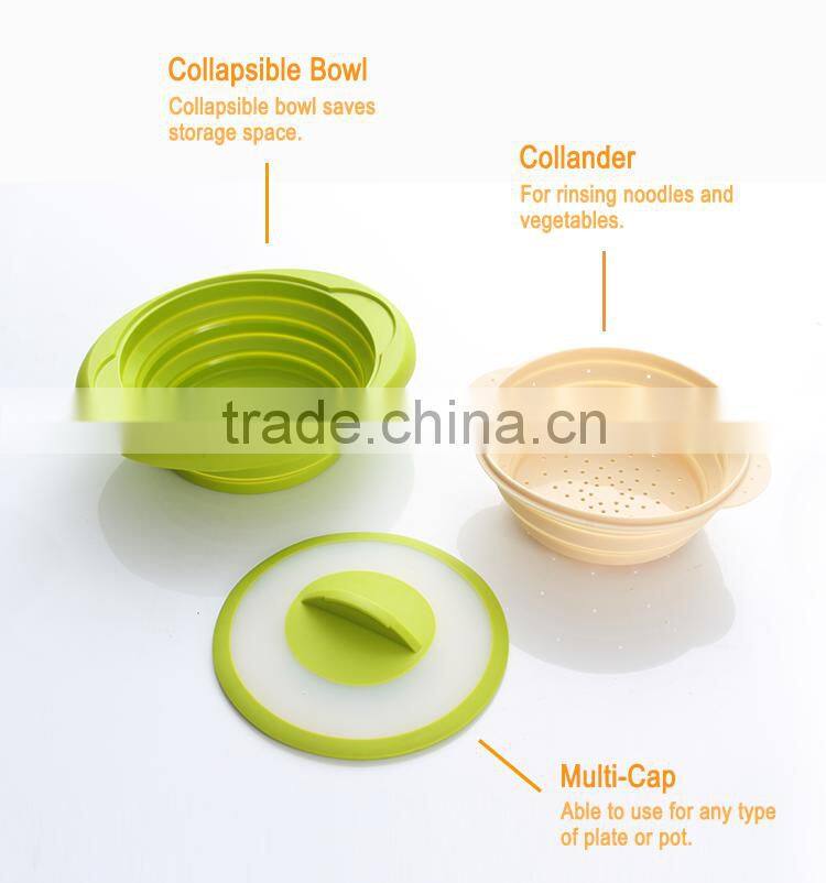 Cheap non-stick high temperature resistant silicone food steamer