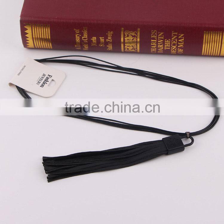 2015 new products Europe and the United States exaggerate cortex tassel necklaces