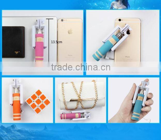 2016 innovative Bling colorful selfie stick for huawei ascend p6