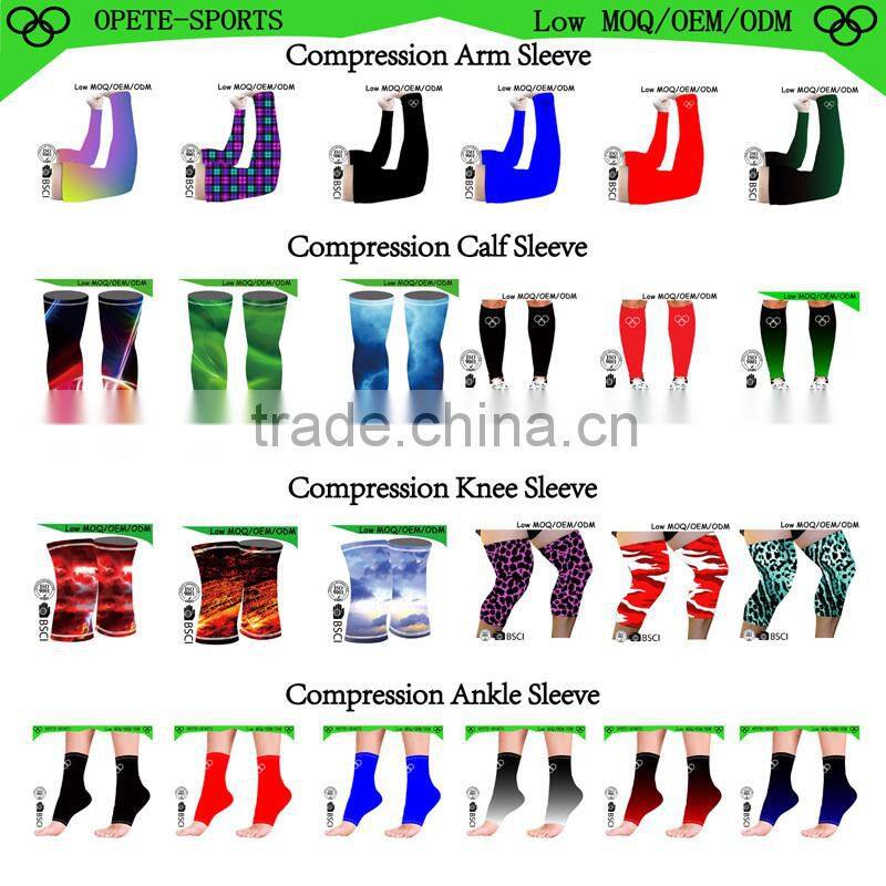 Compression sleeves--Compression arm/calf/knee/ankle sleeve for cycling,basketball,football any sports--Anti-UV,Moisture wicking