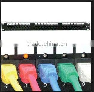Cat6 Female UTP 24 ports with LED Light Patch Panel