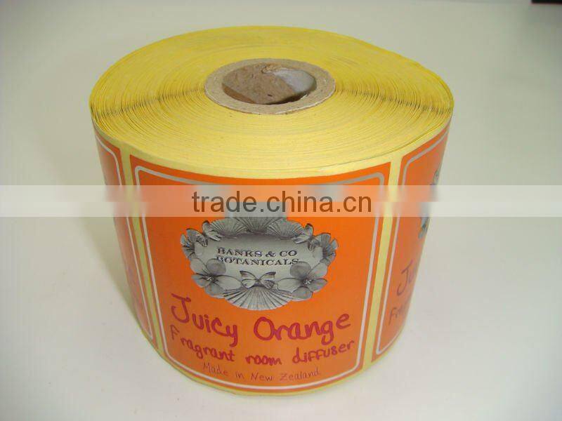 self adhesive fabric sticker label