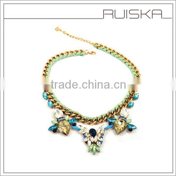 Fashion Design For Girls Colorful Chains Jewelry Necklace