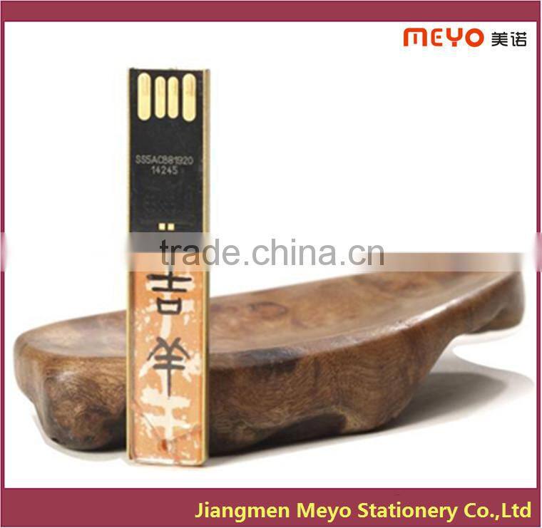 2015 Antique Gift Crystal Brass USB Flash Drive,USB Disk