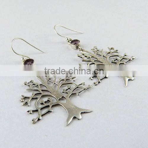 Oxidized Jhumka Rava Work 925 Sterling Silver Earring, Fine Silver Jewelry, Silver Jewelry Manufactures