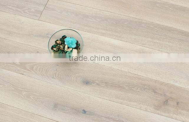 brushed white oak stair treads