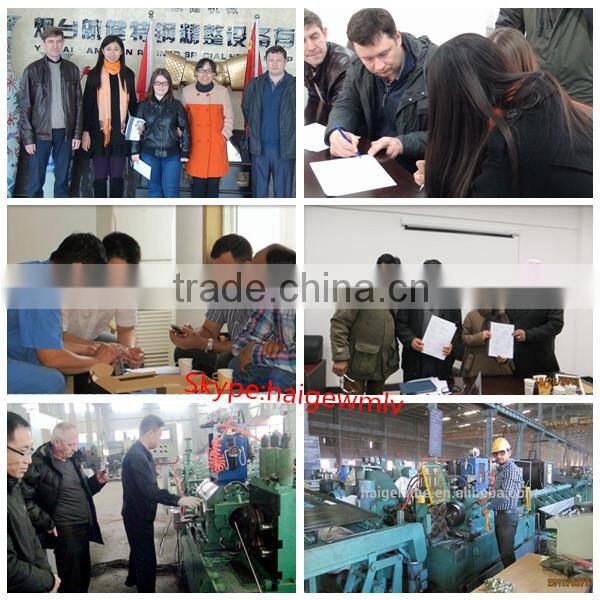China Brass bar / pipe straightening machine complete line -- golden supplier