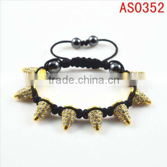 2013 Unique style fashion design inlay diamond palm alloy accessories