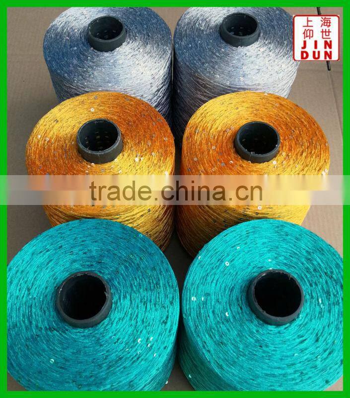 JD Sequin yarn/sequin thread/fancy yarn/fancy thread