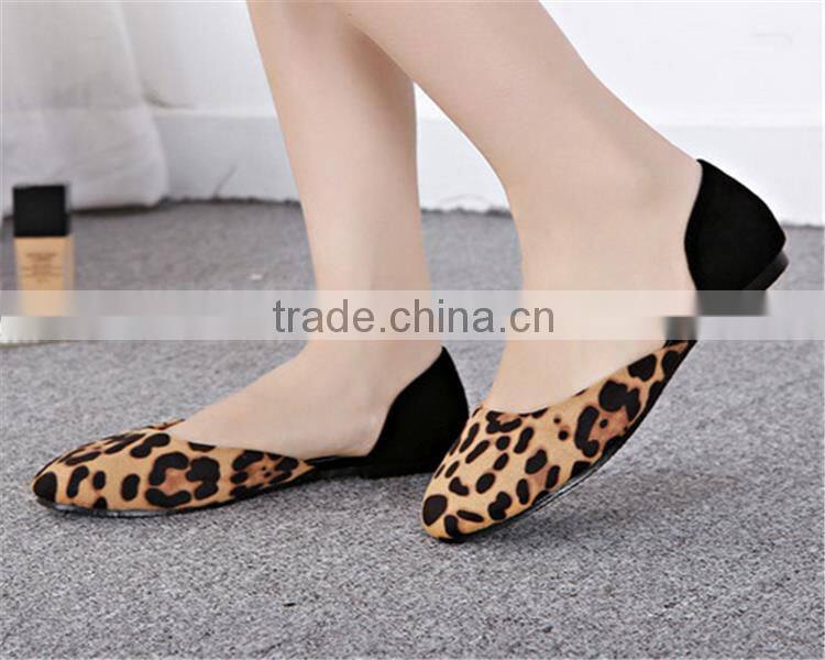 Professional latest design lady flat shoes ladies leather soles flat shoes with CE certificate XT-DA0931