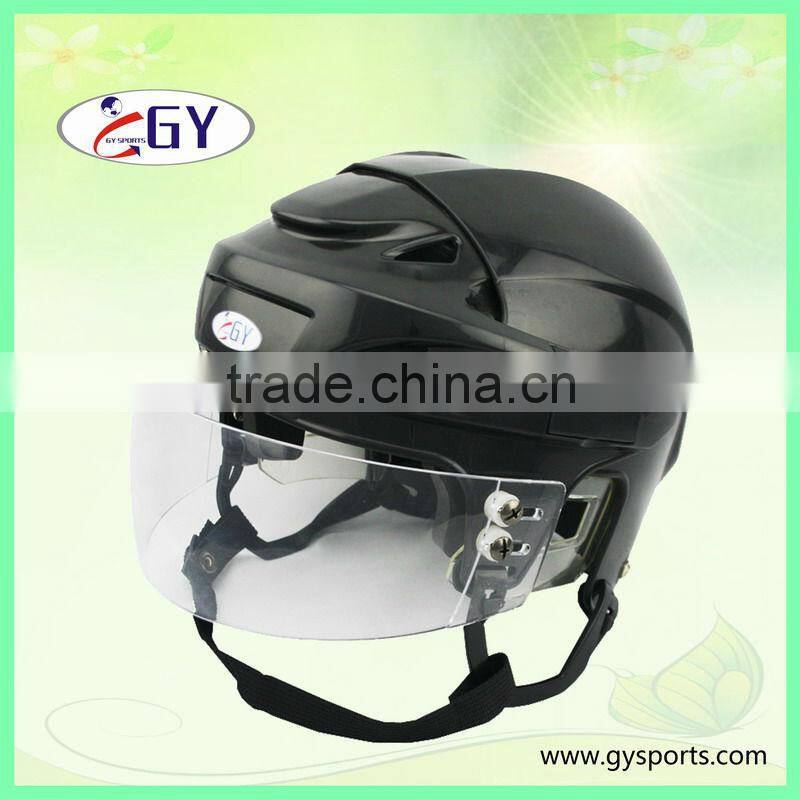 High quality Strong PP TPU ear protector ice hockey helmet for sale with Wire or stainless stell mask grill