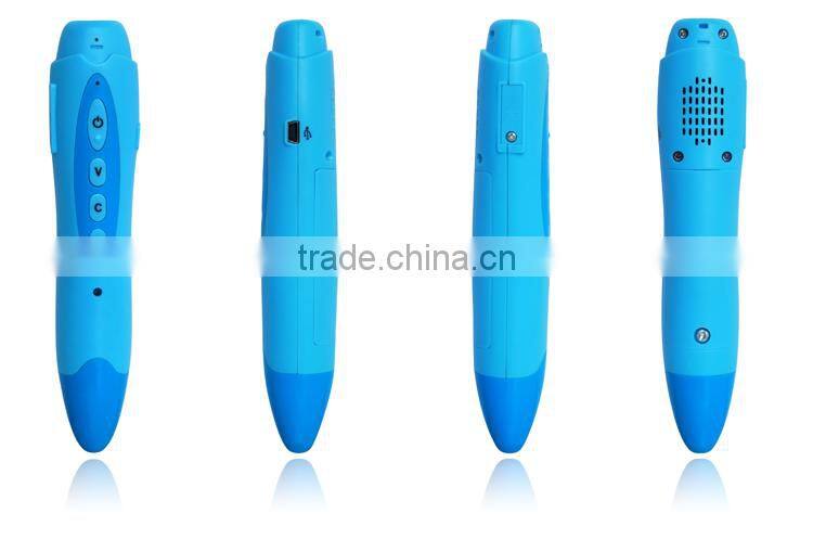Shenzhen Dry Battery Talking Pen Learning English human voice Reader Pen OEM/ODM Manufacturer