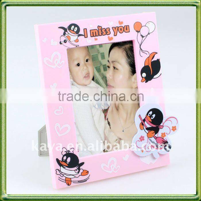 2016 heart shape plasitc photo frame