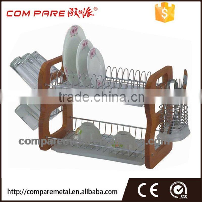 "X" Shape Dish Display Rack