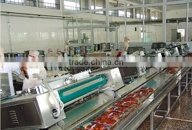 salted gherkin electric component continuous automatic serise continue move vacuum packing machine with CE certificate