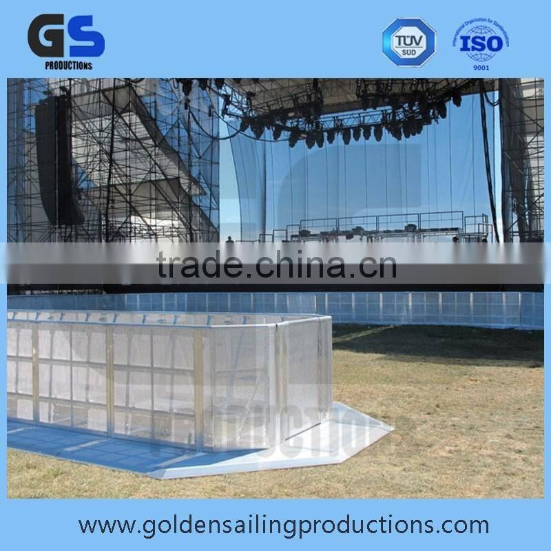 on sale aluminum crowd barrier for concert events