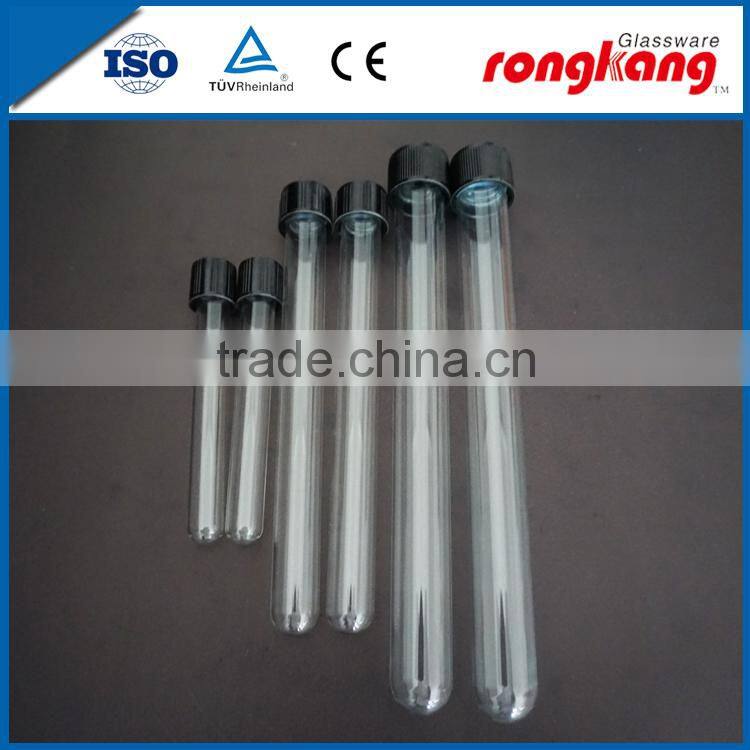 wholesale screw cap glass test tube