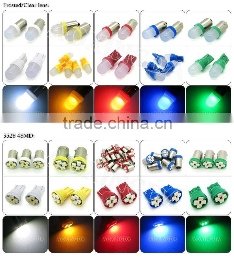 NEW type 6.3V 5630 2SMD LED T10 555 wedge bulb with frosted cap for pinball machines