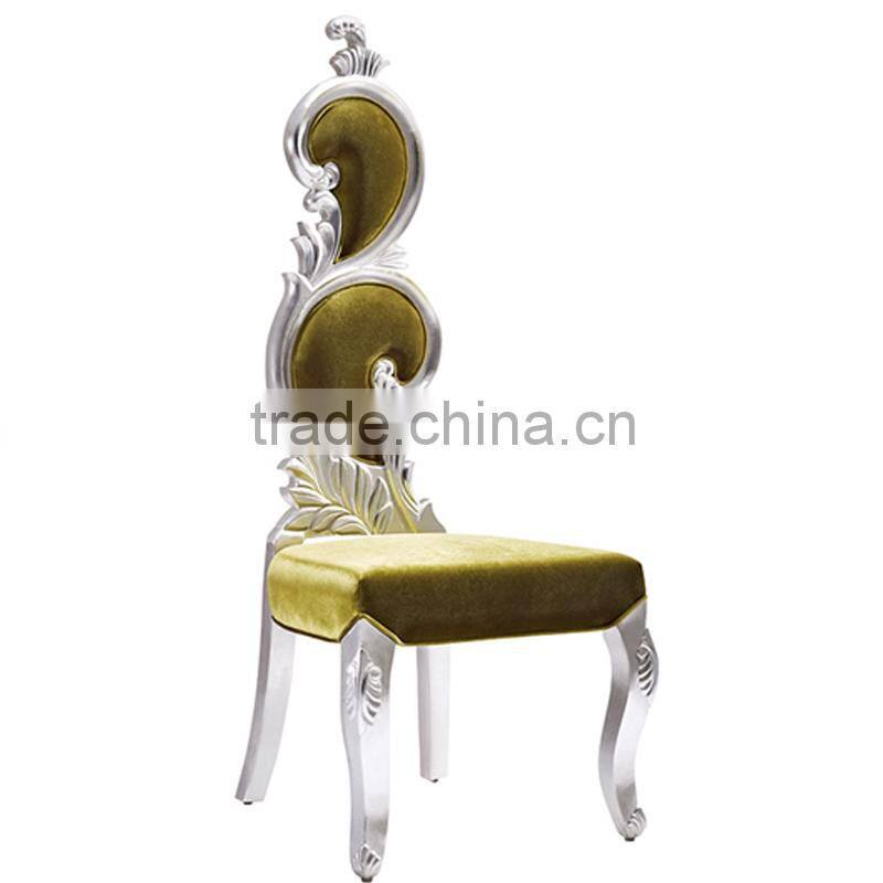 Cheap Golden Silver Classic Antique Reproduction Wooden Royal King Throne Chair