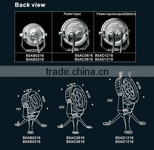 High Quality Underwater 12V Ip68 Led Spot Light 12w