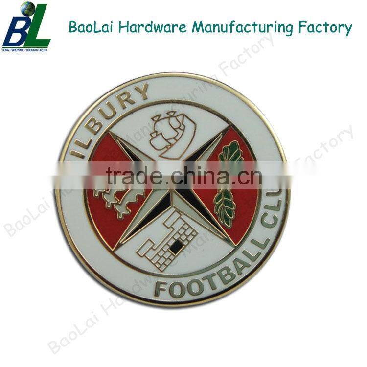 Goldend enamel metal parachute shape medals