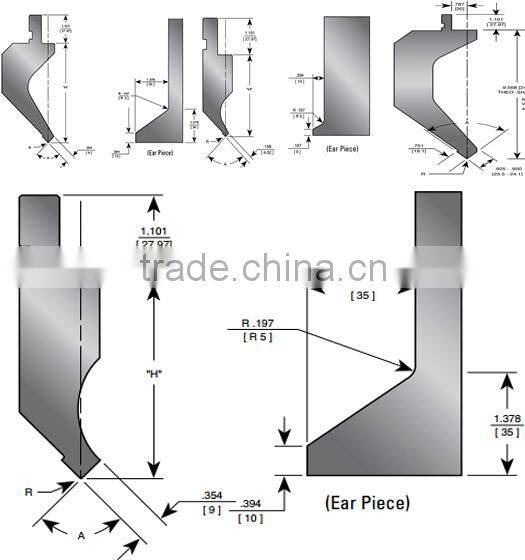 Press Brake bending Punch and Die Tools,punches for dies,press brake mould
