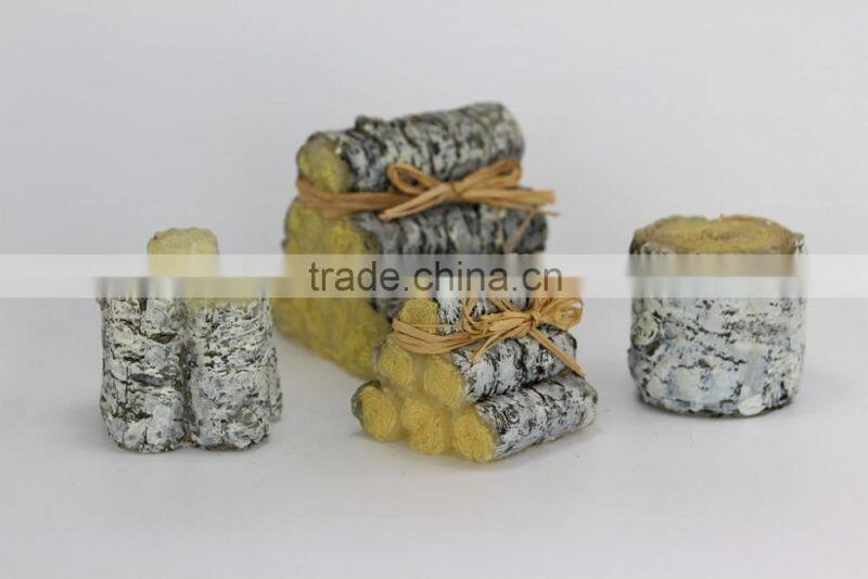 Custom cheap engraved paraffin candle for decoration wholesale