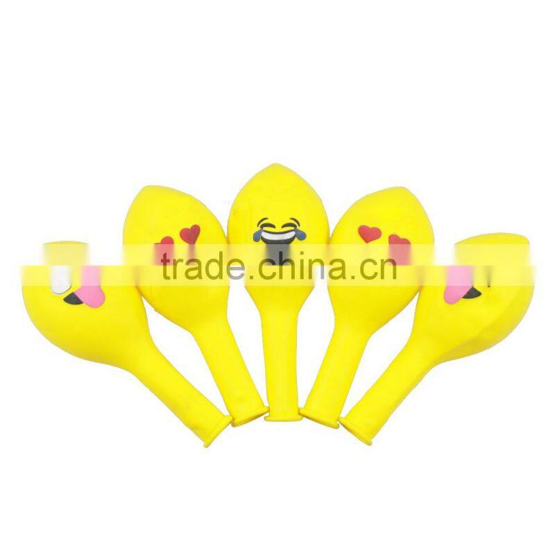 Manufactured latex balloon customized printing emoji ballon