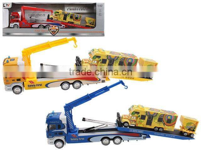 Alloy 1:42 scale model garbage truck toy for sale