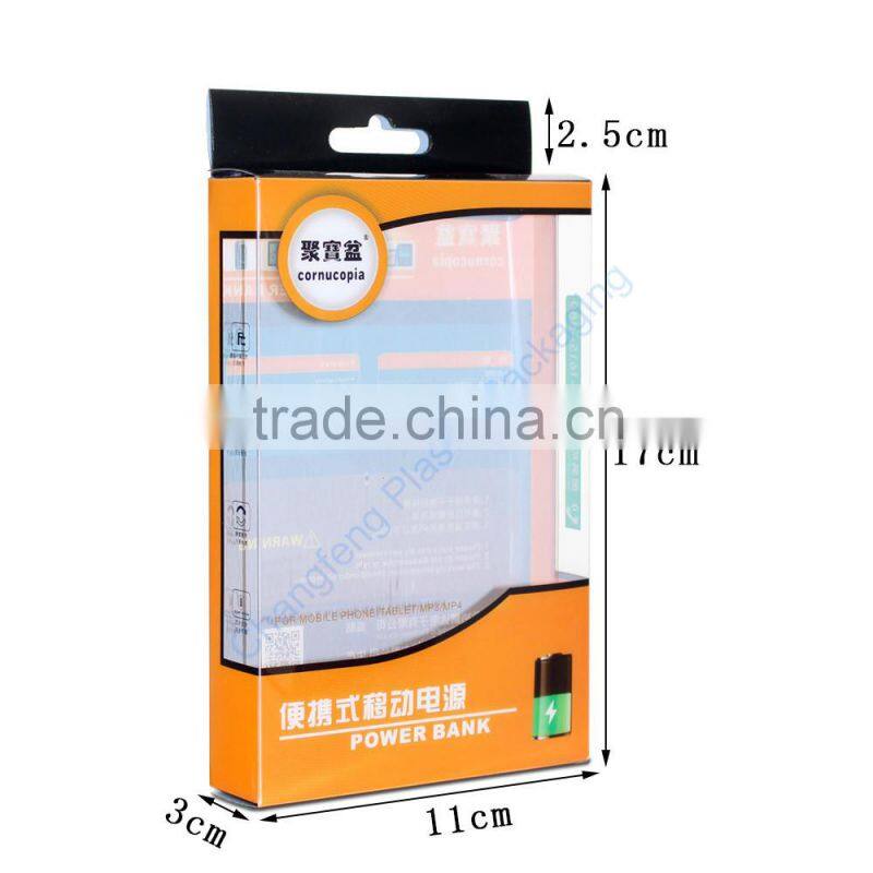 Customized Transparent Power Bank Box Packing