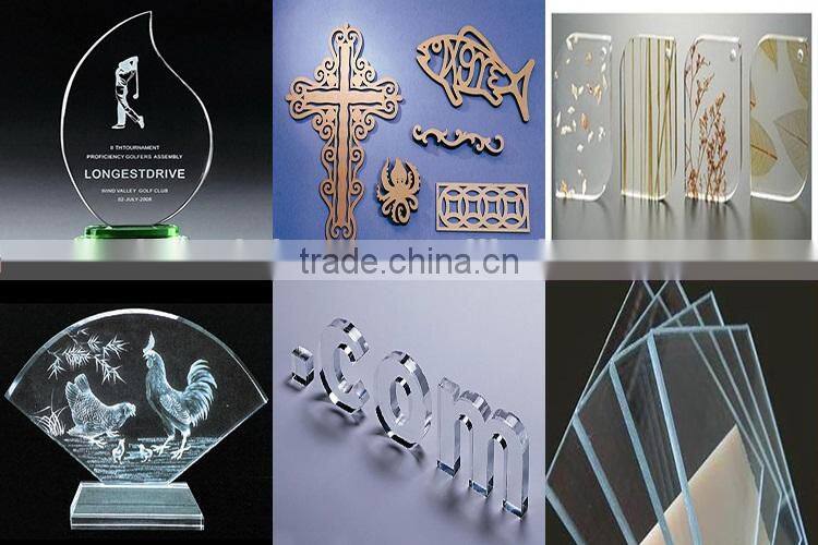 150W stainless acrylic HQ laser cutting machine