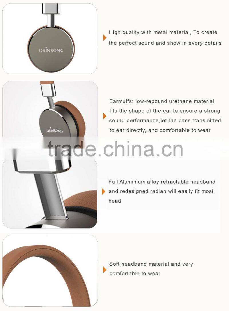 OS-T23L High quality silent disco headphone,Wholesale consumer electronics wire headphone