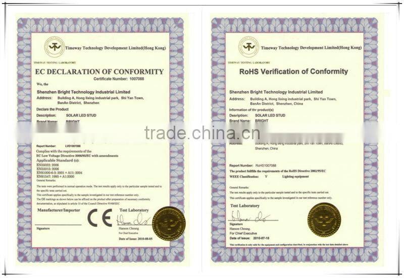 IP68 reflective flashing light, reflective road stud,solar pavement markers