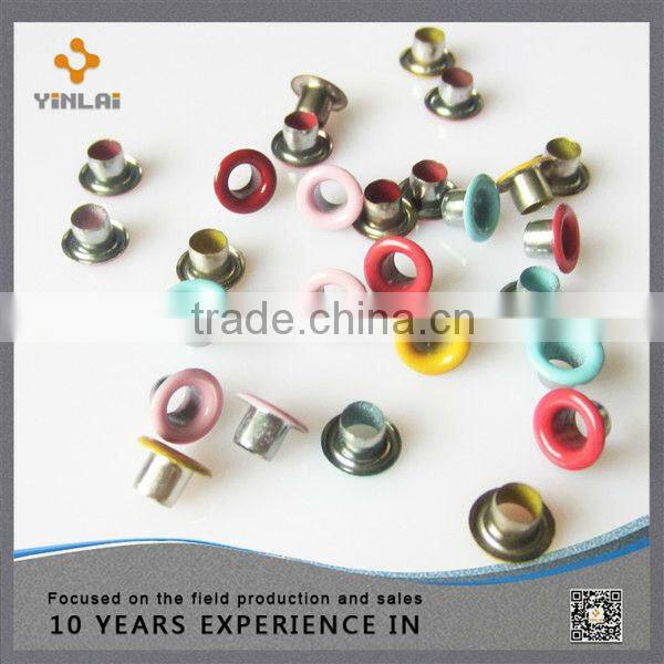 Plating silvery eyelet