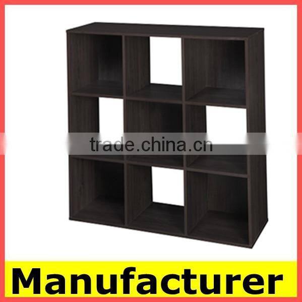 modern design wood 6 cubes cabinet shelf