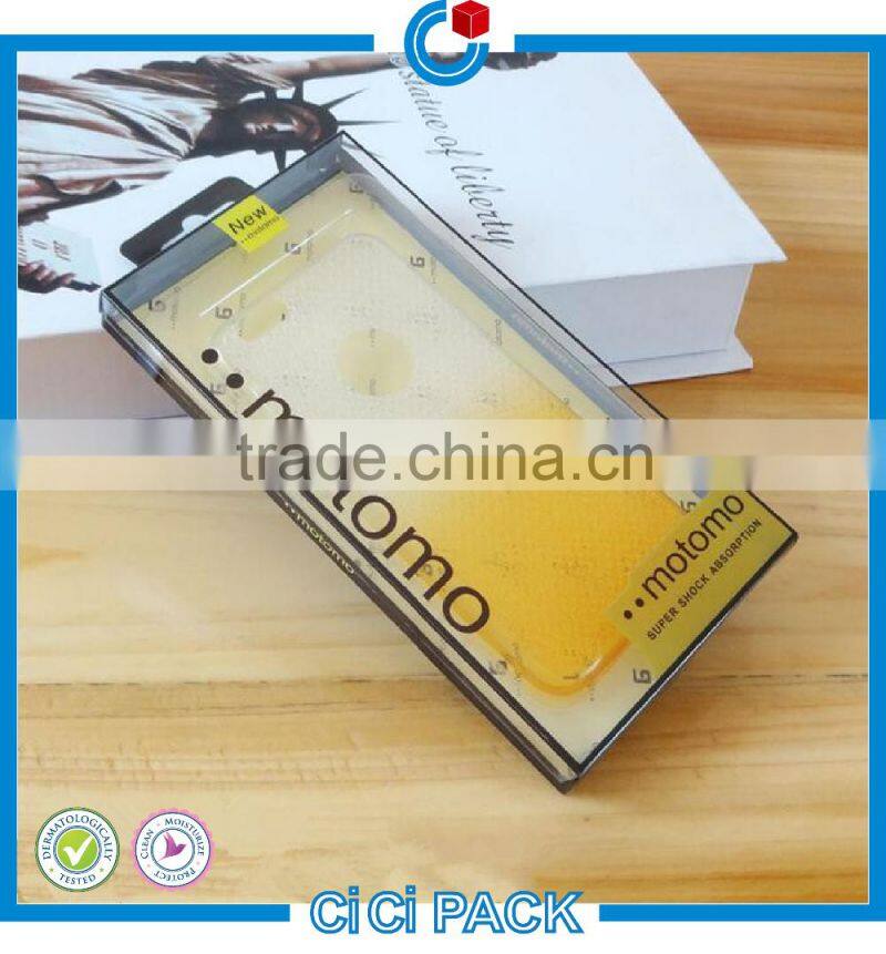 Empty Retail Package Plastic Box Packaging For iPhone Samsung Galaxy Mobile Phone Leather Case