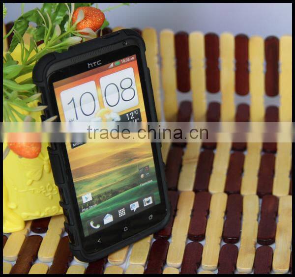 Particular design Tough hard smart Shockproof Armor Cover case rugged heavy duty Case Dual Layer for HTC ONE