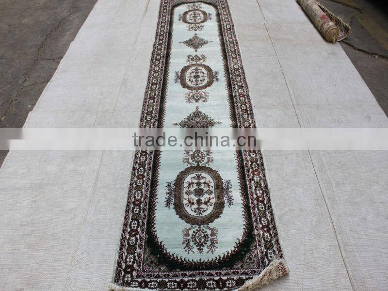 Professional Handmade oblong runner carpet,corridor rug carpets