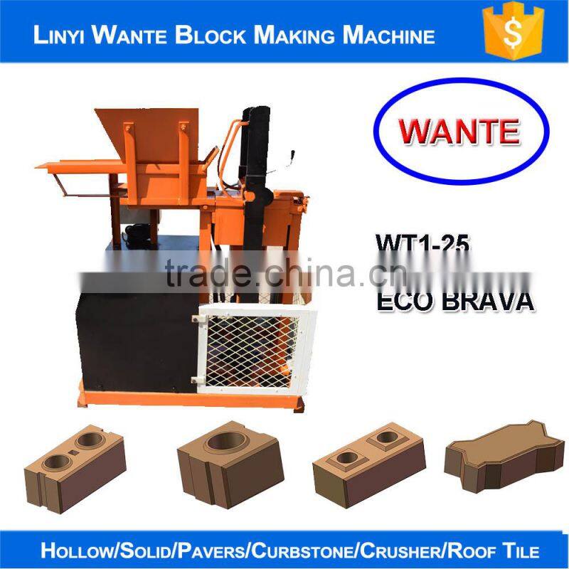 WT1-20M interlocking brick machine,brick making plant