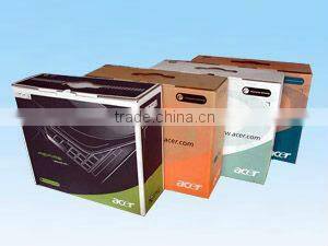 TV box packaging paper box offset printing shine colorful