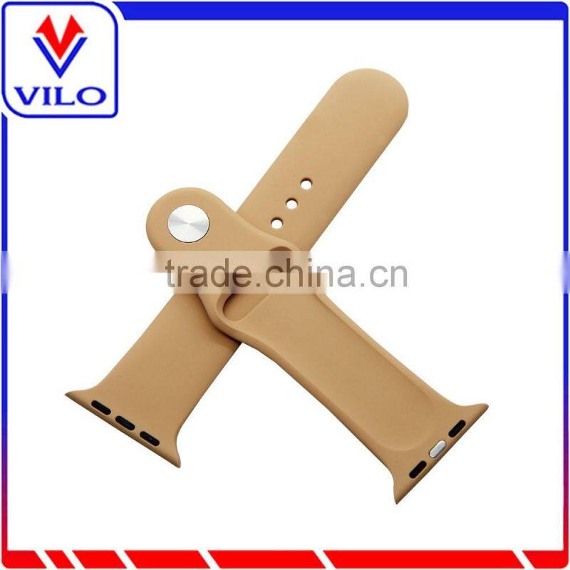 Fashion green silicone watch band for apple watch, silicone watch strap