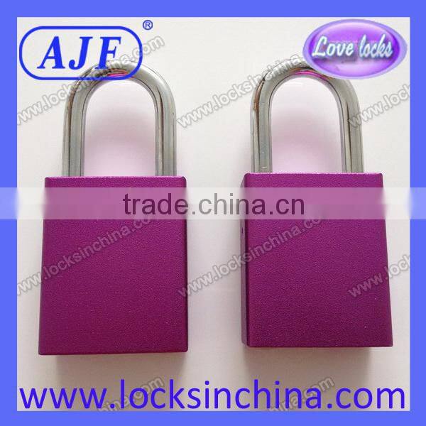 AJF high quality The noble and elegant student's purple fuchsia padlock