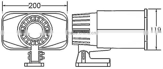 Best price,DC 12V,dual tone siren with CE & ROHS