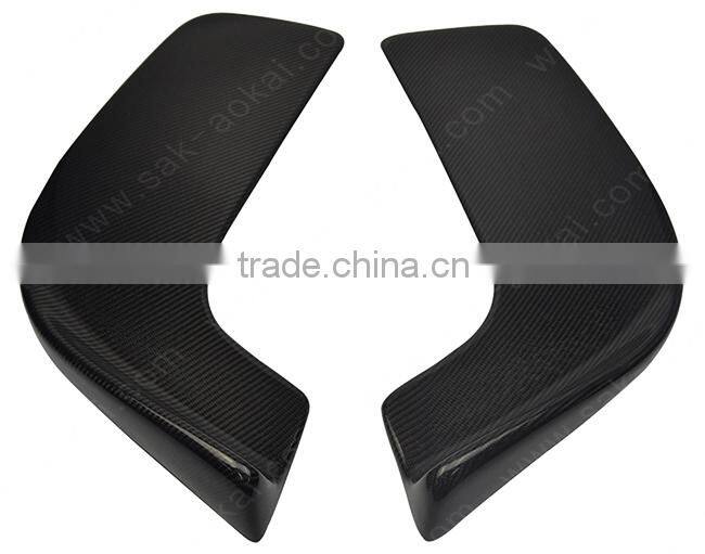 Front bumper splitter flap carbon fiber fit to all cars