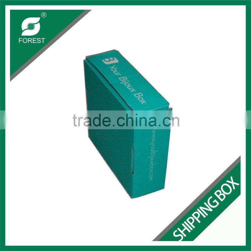SINGLE WALL DOUBLE SIDES PRINTING SHIPPING BOX FLAT PACK PACKING BOX DESIGN