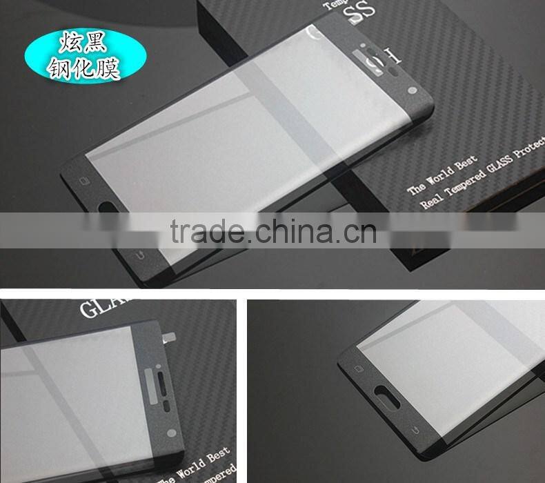 High Quality 3D Hot Curved Tempered Glass Screen Protector For Samsung Galaxy Note Edge