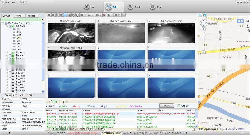 4 Channel Fhd 1080p Mobile Hd DVR for Car Bus Truck Van