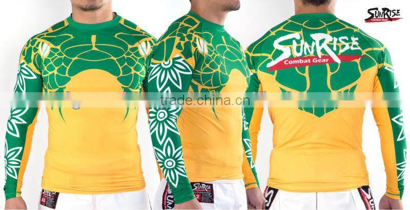 2016 High Quality Wholesale mma Rash Guard